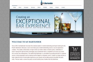 My Bartender Portland Web Design