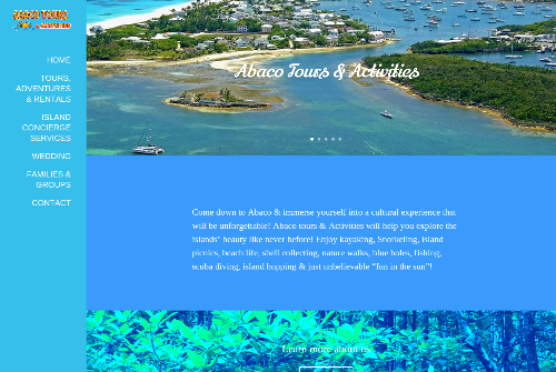 Abaco Tours Web Design
